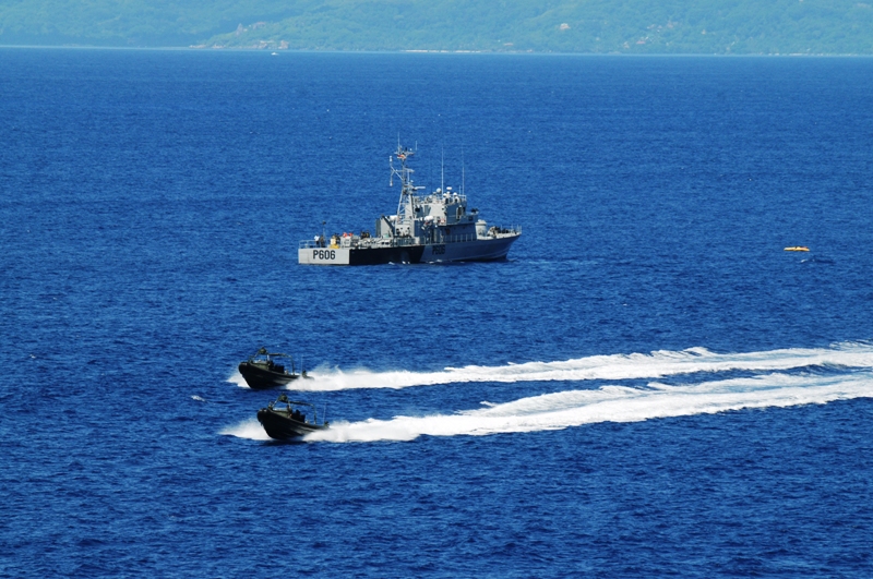 SAR Exercise - FRISC in action Photo:Seychelles Nation/Patrick Joubert