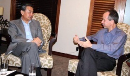 Minister Morgan in talks with his Chinese counterpart