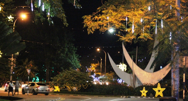 Christmas Decorations in Victoria, Seychelles - Photo: Seychelles Nation