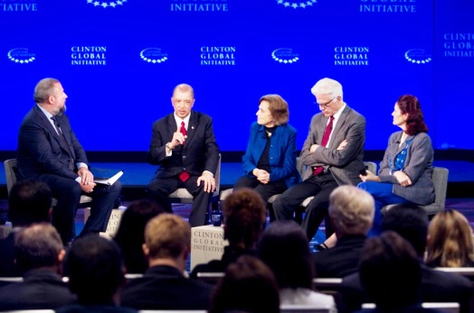 Former President Michel at one of the international forums, Global Initiative (CGI) Special Session on Sustainable Oceans, in New York
