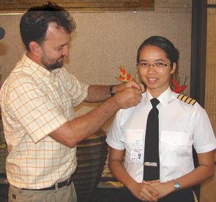 Nicole Chang-Leng becomes first Seychellois woman flight captain-All female Air Seychelles crew flight Thursday August 23