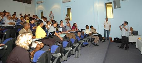 The workshop participants during yesterday’s session
