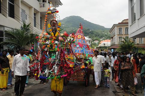 Kavadi Festival-Hindus stage colourful procession in honour of Lord Murugan