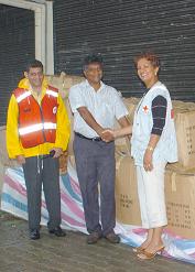 Earthquake in Asia-R80,000 worth of donation from Mohan to Sri Lankans