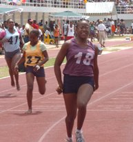 ARKATSA ... youth female 100m record
