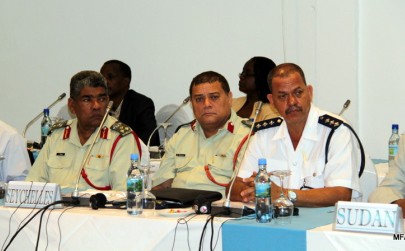 The Seychelles delegation at the meeting