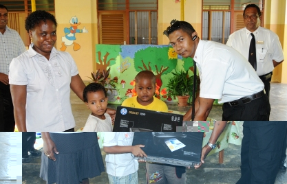 Plaisance crèche receives printer from security firm 