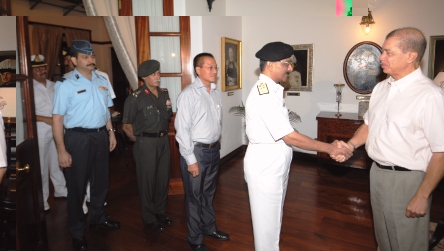 Indian defence college delegation visits
