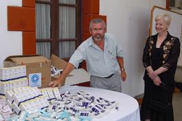 Victoria Hospital gets medical supplies from Cyprus