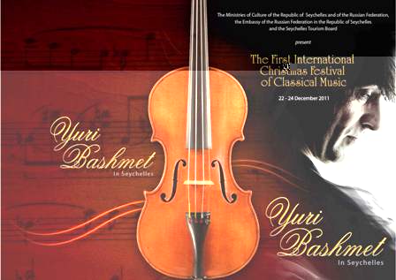 Yuri Bashmet on second classical tour in Seychelles