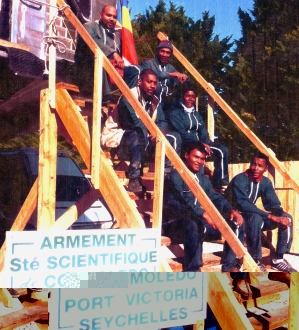 Six Seychellois participent à l’armement de Cosmoledo en France