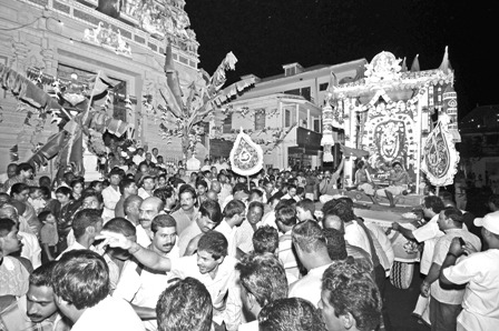 Hindu Chariot Procession which is an annual event