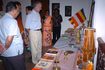 Guests viewing the exhibition
