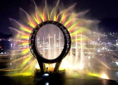 Dazzling spectacle of lights marks Yeosu Expo’s opening
