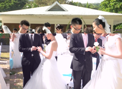 19 Chinese couples choose Seychelles to swear eternal love
