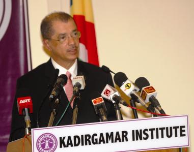 Special address delivered by President Michel at the Lakshman Kadirgamar Institute-‘The role of the small island states in the global tapestry’
