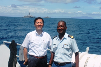 Lt Col Adeline with Ambassador Takata