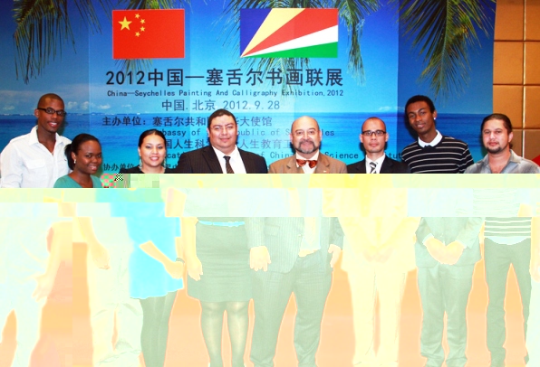 Exhibition of Seychelles art on-going in China