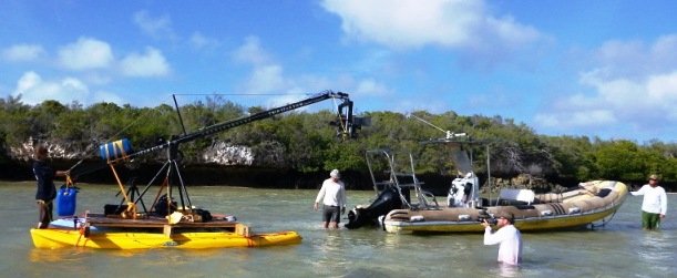 3-D feature film on Aldabra in the making