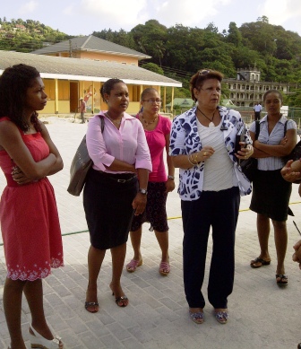 Minister happy with repairs on La Rosière primary school