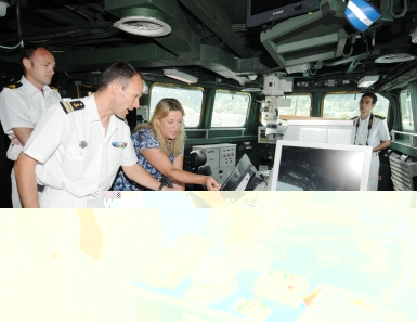 ‘We must be a step ahead in the fight against piracy’-British high commissioner Lindsay Skoll visits French frigate Surcouf