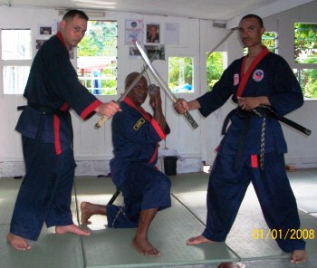 Local Ju-Jitsu fighters in action on Saturday