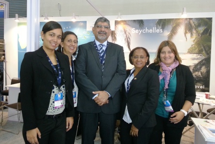 Seychelles delegation at South Asia’s leading tourism fair