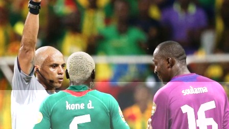 29th African Cup of Nations-Referee Camille makes good impression