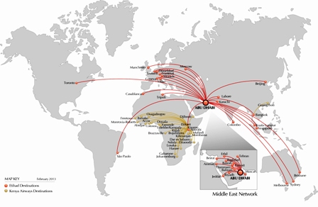 Kenya Airways, Etihad in codeshare deal to boost global network coverage 