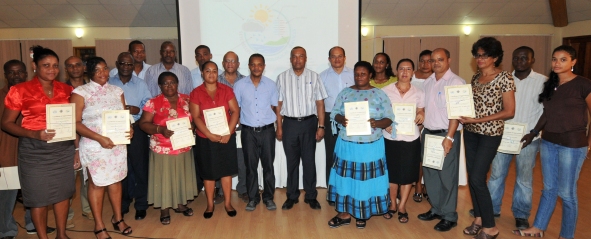 Staff of the Met Services were also given certificates in appreciation of the work they do