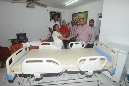 Bedridden youth gets special bed from Lazenes Lepep
