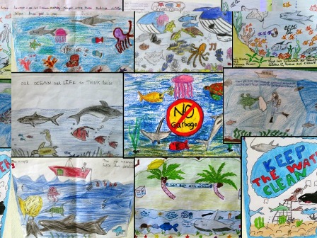 Fantastic artwork by some young marine conservationists