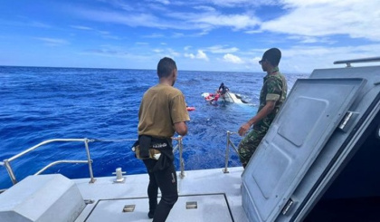 Seychelles Coast Guard rescues passengers and crew from sinking vessel