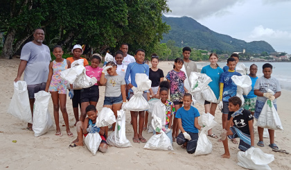 Eco-warriors mark Earth Day with beach clean-up