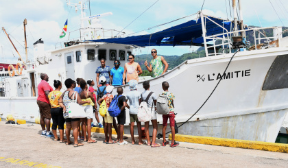 Unforgettable fishing trip for President’s Village children