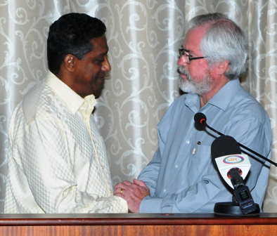 Maurice LoustauLalanne sworn in as new minister Archive Seychelles