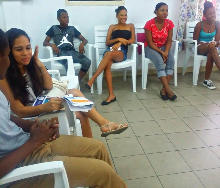 Some of the participants for the Creole quiz