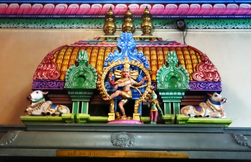 Architecture and sculpture forms of designs inside the temple