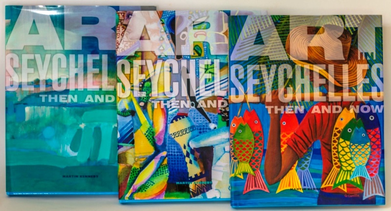 Newly launched book ‘Art in Seychelles – Then and Now’ (photo credit: The Creative Studio – Seychelles)