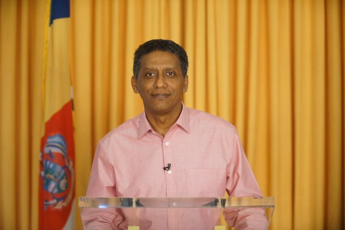 President Danny Faure addresses the nation