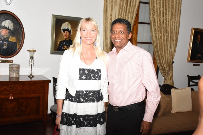 Outgoing EU Ambassador Marjaana Sall bids farewell to President Faure