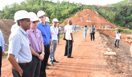 President Faure happy with progress on La Gogue dam