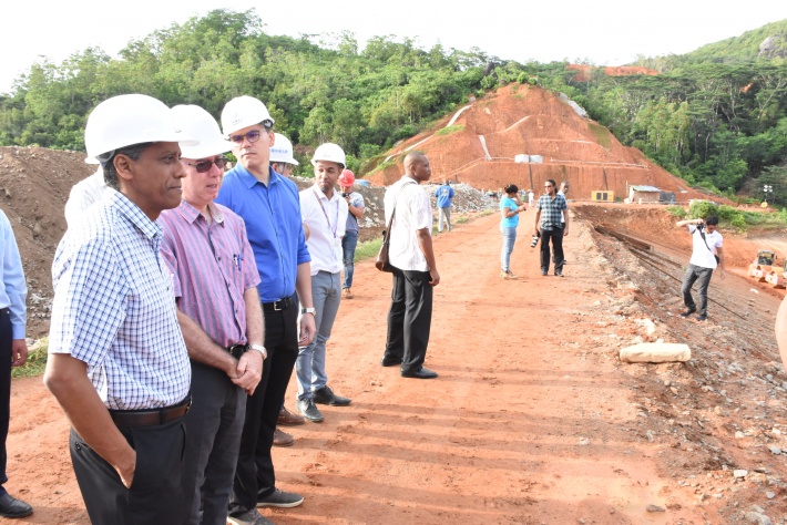 President Faure happy with progress on La Gogue dam