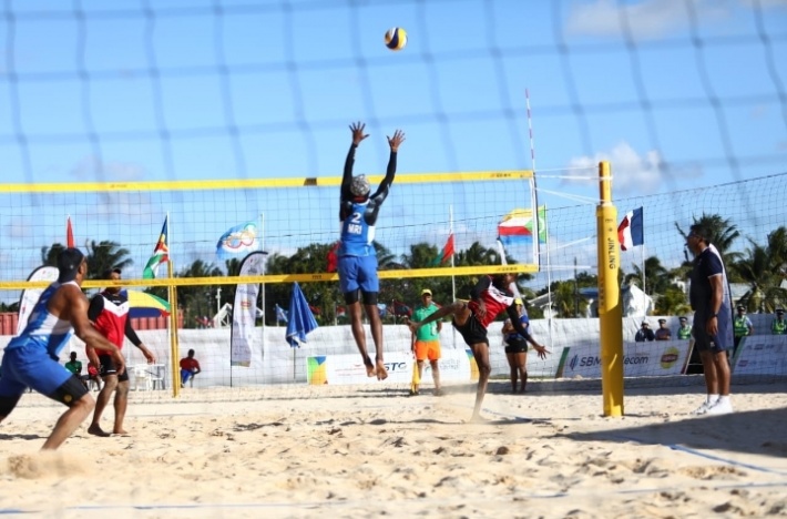 Beach Volleyball - Seychelles men’s team will play for the bronze medal
