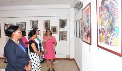Young artists showcase their work in week-long exhibition