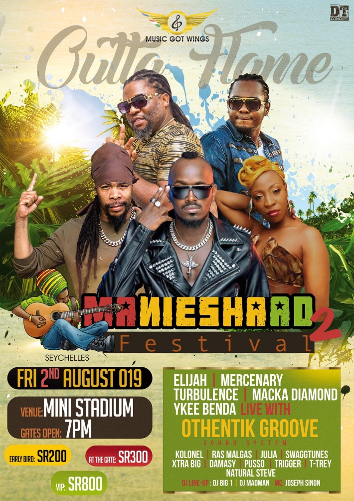 Impressive line-up for Manieshaad Festival 2: Outta Flame