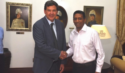 Président Faure reçoit le Vice-Président du Conseil Départemental de La Réunion