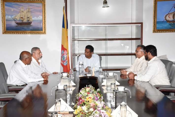 President Faure pleased with project to be carried out by Indian Association of Seychelles