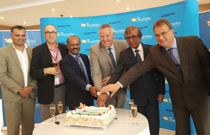 First A320neo in Africa receives warm welcome in Mauritius upon landing