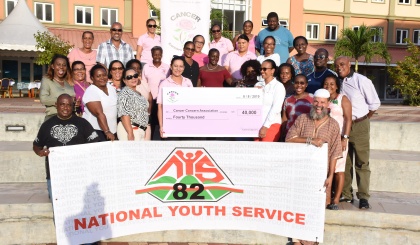 NYS 1982 donates to Cancer Concern Association